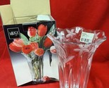 Mikasa Garden Terrace Glass Vase Floral Vase 8.25&quot; - New With Box - $12.87