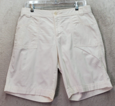 Charter Club Shorts Womens Size 6 White Cotton Classic Fit Comfort Elast... - $18.46