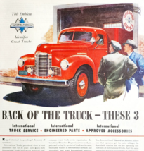 1947 International Trucks Advertisement Automobilia 40th Anniversary DWJJ23 - $29.99