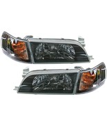 1 SET TOYOTA Corolla Front HEAD LIGHTS Corner Lamp Black AE100 AE101 + F... - $339.00