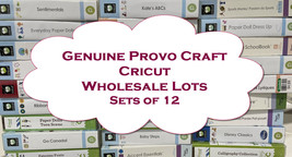 Lots of 12  NEW/SEALED Provo Cricut Cartridges  Wholesaler Liquidation - £40.09 GBP+