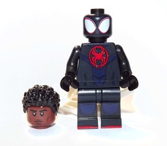 Building Block Miles Morales Spider-Man Across the Spider-Verse  Minifigure US T - £5.69 GBP