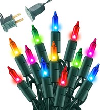 Multi Colored Christmas Mini String Lights 20FT 100 Count Incandescent W... - $23.50