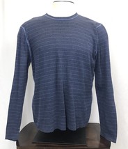 Banana Republic Mens Blue Sweater Shirt Size X-LG 100% Cotton Long Sleeve - $11.43
