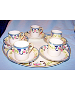Antique Noritake Japan Chocolate/Coffee/Tea Set w/Demitasse Cups, Saucer... - €46,91 EUR