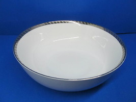 Rosenthal Gloriette Platin 8&quot; And 9&quot; Vegetable Serving Bowls Germany Disc - £38.95 GBP