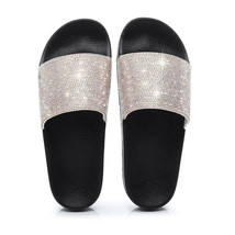 Rhinestone Lady Slippers New Fashion Women Flip Flops Slip-on Comfortable Beach  - £27.11 GBP