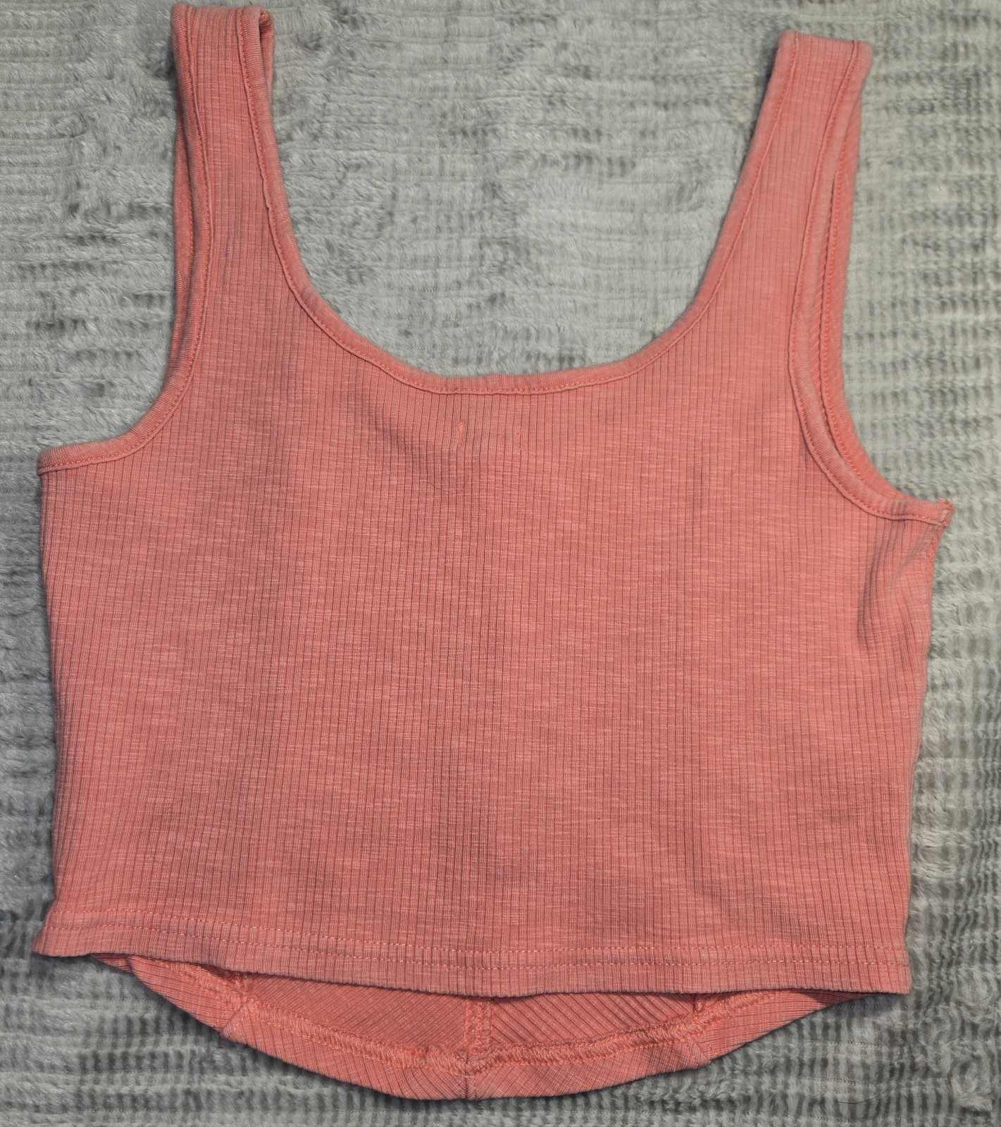 AERIE  Women's Coral Sleevless Crop Top Tank Top Size M Item image 2