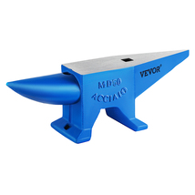 VEVOR Cast Steel Single Horn Anvil 105Lbs with Round &amp; Square Hole for J... - $204.99