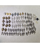 Vintage Religious Cross Charms Pendants Lot Craft Metal Mixed Styles Jew... - $60.83 CAD
