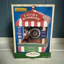 Lemax  Lucky Numbers Carnival Booth Village Collection NIB RARE 83684 Retired - £101.13 GBP