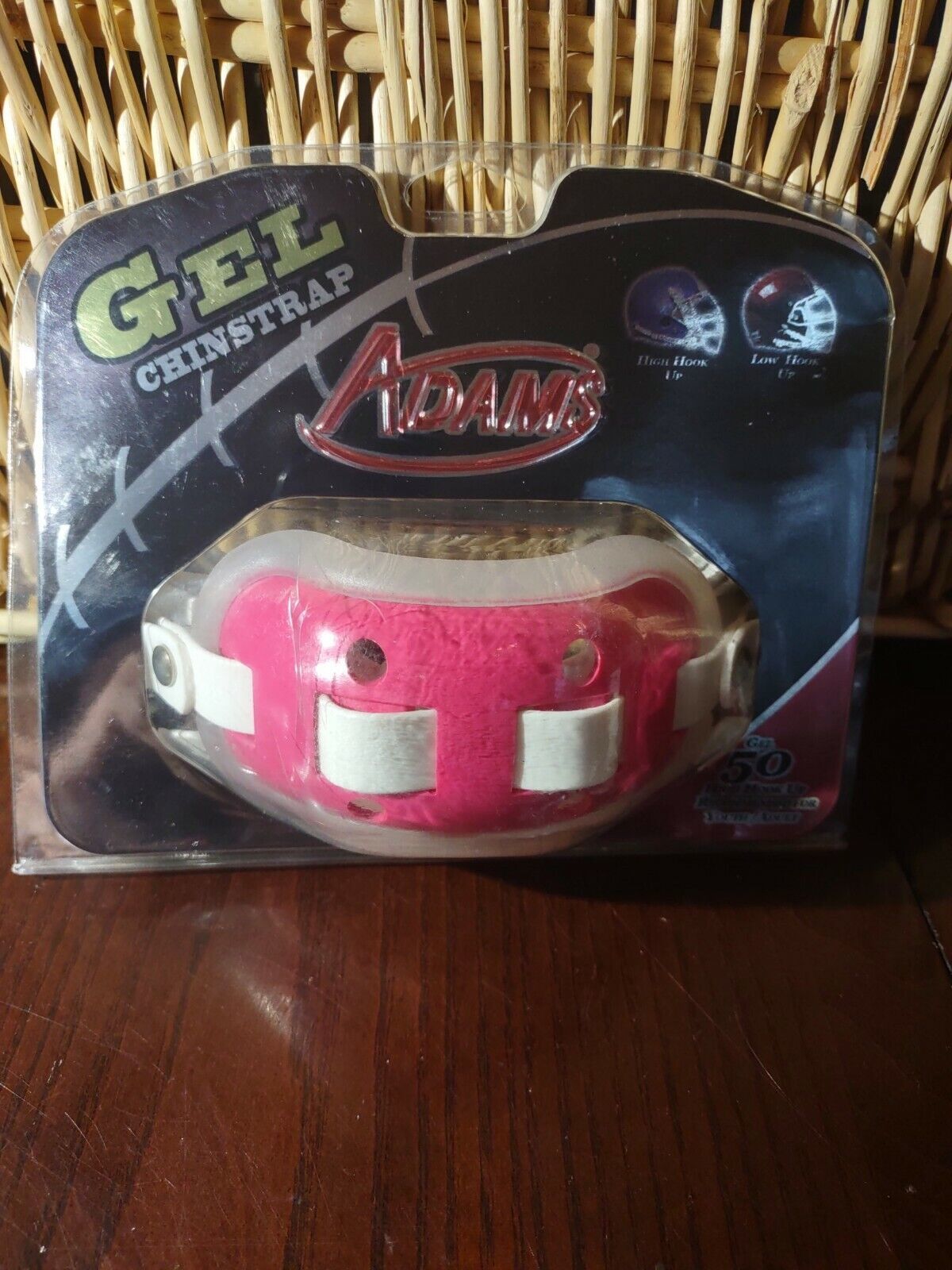 Primary image for Adams Gel-50 4D-Pink Gel Pink Football/All Sports Chinstrap-Brand New-SHIP 24HRS