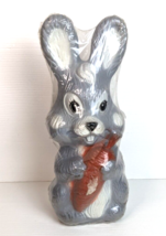 Vintage Artline Blow Mold Easter Bunny Carrot Rabbit New old stock partial seal - £39.56 GBP