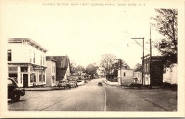 Sandy Creek, NY - Business Section, Main Street looking North Postcard Unposted - £4.42 GBP