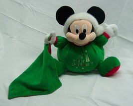 Disney Store Baby &quot;My First Christmas&quot; Mickey Mouse 9&quot; Plush Stuffed Animal Toy - £14.36 GBP