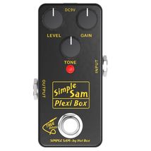 Simple Sam Plexi Box BRIT Amp Sim Distortion Guitar FX Pedal Astonishing Tone ✅ - £28.45 GBP