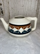 Native American Teapot Ceramic ILakota Sioux  Signed Hand Painted/no lid - £20.18 GBP