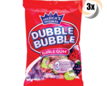 3x Bags Dubble Bubble Bubble Gum 3 Assorted Fruitastic Flavors 4oz Fast ... - $13.75