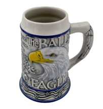 Tom O&#39;Brien&#39;s 2000 Avon Beer Mug American Animal Stein The Bald Eagle Ceramarte - £16.97 GBP