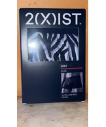 NEW Mens SMALL 2(x)ist SLIQ Trunk Briefs Poly Blend 28-30 ZEBRA Black &amp; ... - $372.99 MXN
