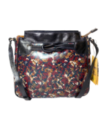 New Patricia Nash Woman's Antilly Leather Sling Bag Scarlet Bloom - $158.39
