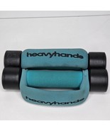 AMF Heavy Hands Walking Dumbbells Pair of 2 lb Aerobic Weights and Handles - £22.16 GBP