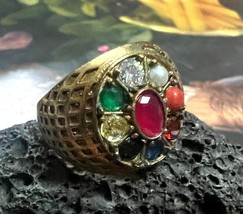 Aghori Occltt Rapid Money Luck Attracting Ring 777 Wealth Lottery Succes... - $77.71