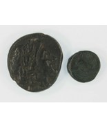 Ancient Greece 2-coin Set // Cyme (Kyme) Aeolis AE // Thessalian League AE - $1,093.58 MXN