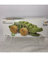 Plan Toys Dancing Alligator 5609 Ages 1+ Pull Toy Non-Formaldehyde Organ... - $333.88 MXN