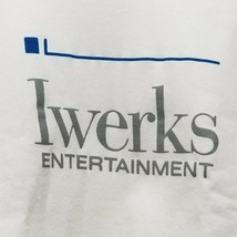 Vintage 80s Iwerks Entertainment Pre Disney White Sweatshirt Sz Men&#39;s L - £62.50 GBP