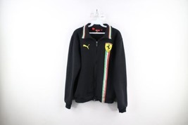 Puma Scuderia Ferrari Mens Small Spell Out Racing Ribbed Knit Full Zip J... - £57.17 GBP