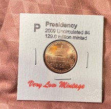 2009 D Lincoln Presidency Penny ~ Bicentennial Uncirculated Cent from Mi... - $2.95