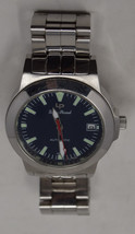 Lucien Piccard Mens Watch 26452BU Blue Dial Stainless Steel - $99.00