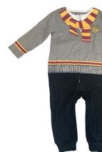 Harry Potter Gryffindor Baby Romper Jumpsuit 12M Zip Up Costume Outfit image 2