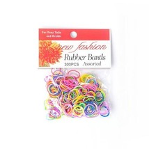 New Fashion Braid &amp; Ponytail Rubber Bands - 300 Pack - Hair Ties - For Styling - £1.37 GBP