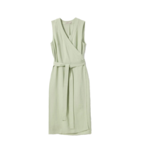 NWT Everlane Japanese GoWeave Sleeveless Wrap in Mint Green Midi Dress 2 - £49.57 GBP