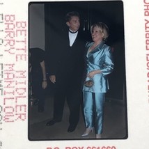 1998 Bette Midler &amp; Barry Manilow Celebrity Color Photo Transparency Slide - £7.58 GBP