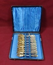 Renaissance by Dominick & Haff Sterling Silver Grapefruit Spoon Set In Box 12Pc - $1,950.37 CAD