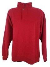 Orvis 1/4 Zip Pullover Sweater Size L  Red Long Sleeve Men&#39;s - £18.16 GBP