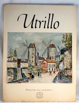 An Abrams Art Book Utrillo 1953 16 Color Prints with Commentary &amp; Artist info - £23.96 GBP
