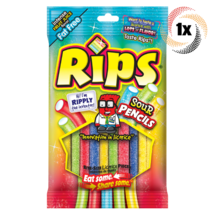 1x Bag Rips Sour Pencils Assorted Bite Size Licorice Pieces Fat Free Can... - $194.44 MXN