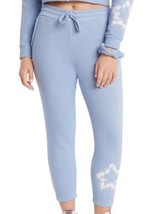 SUNDOWN BY SPLENDID Womens Blue with Star Stretch Lounge Pants size Smal... - $18.69