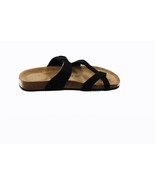 Qleyo Women&#39;s Genuine Leather Insole Adjustable Sandals Size 41 (9.5) Bl... - $19.79