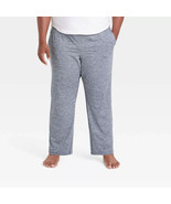 Men&#39;s Big Soft Stretch Tapered Joggers Sweat Pants All in Motion Dark Bl... - $20.31 CAD