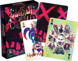 DC Comics Suicide Squad Movie Illustrated Poker Playing Cards Deck, NEW SEALED - £4.96 GBP