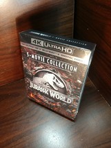 Jurassic World 5 Movie Collection (4K+Blu-ray+Digital) Slipcover-NEW-Free S&amp;H - £54.80 GBP