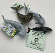 Gray Whale Figure Monterey Bay Aquarium Safari Ltd 1991 Plus Whale Calf Dolphin - $23.70