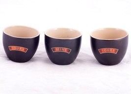 Bailey&#39;s Irish Cream Mine &amp; Yours Stonewear Cups set of 3 cups (1 Mine, 2 Yours) - £11.93 GBP