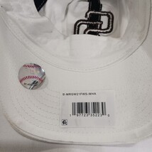 Fan Favorite MLB San Diego Padres Back Strap With Buckle White Baseball Cap Hat image 9