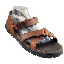 TIMBERLAND Shoes 2 Strap Sandals Brown Leather Men&#39;s Size 10M - £35.38 GBP